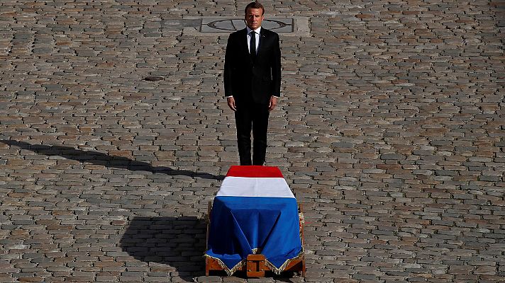 Telediario 1 - Francia despide con los máximos honores a Jacques Chirac
