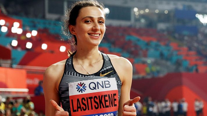 Atletismo - Mundial de atletismo | Lasitskene, primera mujer con tres títulos en altura