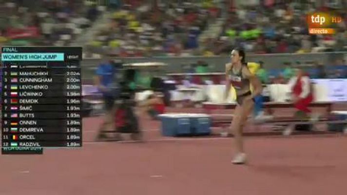 Atletismo - Mundial de atletismo | Lasitskene, primera mujer con tres títulos en altura