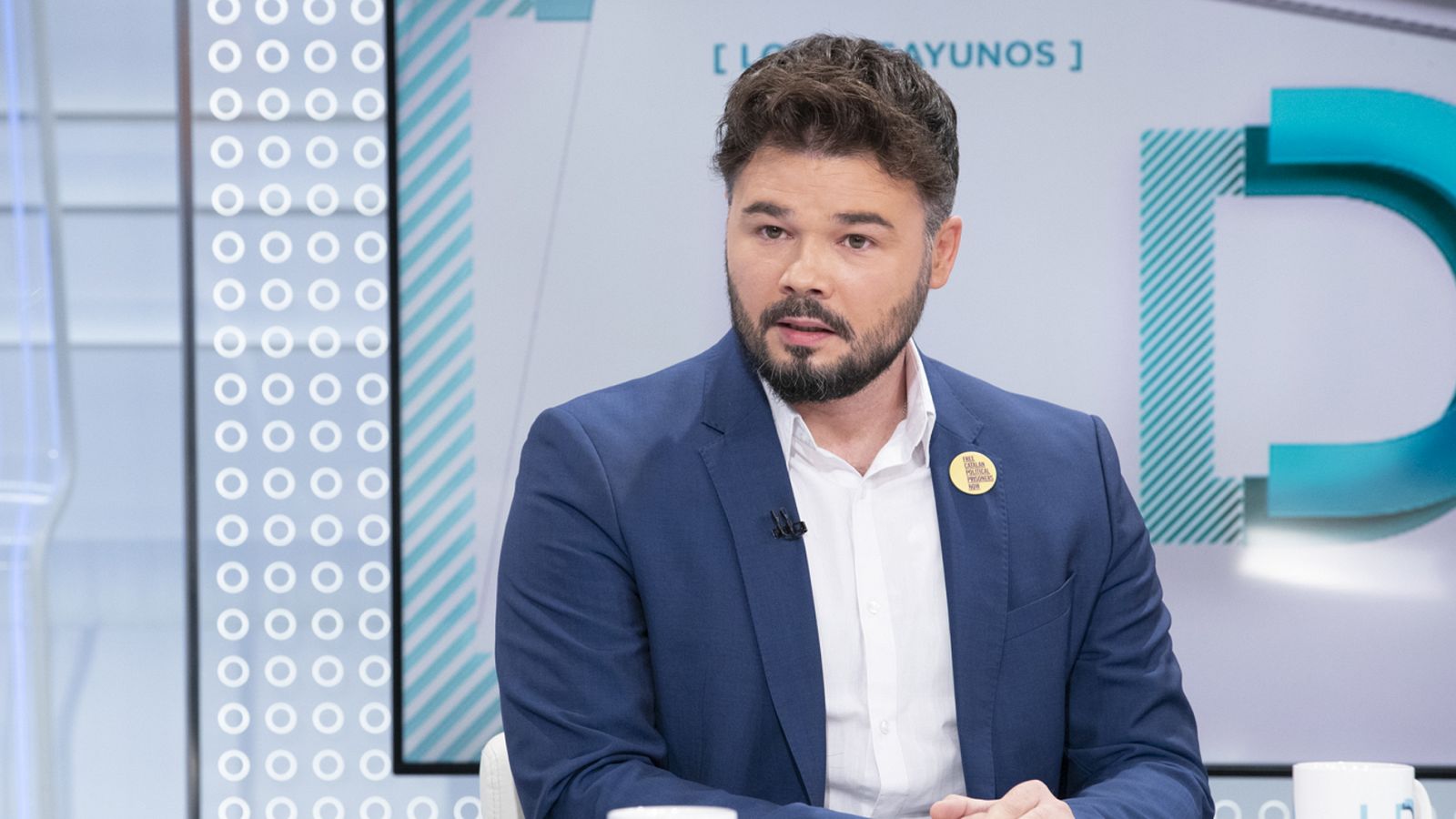 Cataluña: Rufián (ERC): "No hay idea en política que justifique la violencia, ni la autodeterminación de Cataluña, ni la unión de España" - RTVE.es