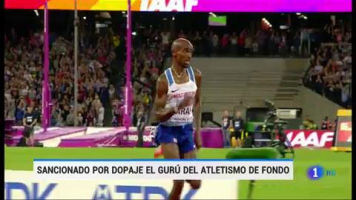 Telediario 1 - Sancionado por dopaje el gurú del atletismo de fondo