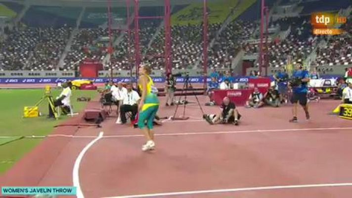 Mundial de atletismo | Barber derrota en jabalina a las favoritas chinas 