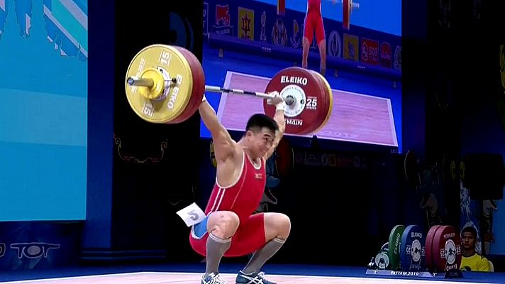 Halterofilia - Campeonato del mundo: Final 81 kg. Masculino