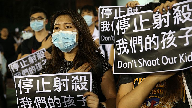 Indignación en Hong Kon contra la policía