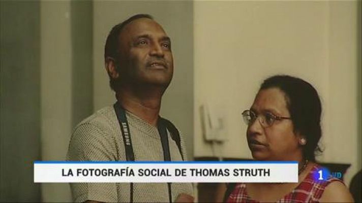 Telediario 1 - El museo Guggenheim de Bilbao dedica una retrospectiva al fotógrafo alemán Thomas Struth
