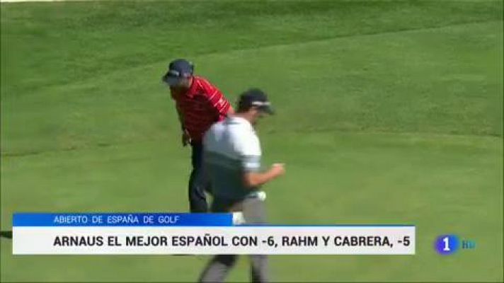 Adri Arnaus le gana la partida a Jon Rahm y a Rafa Cabrera Bello