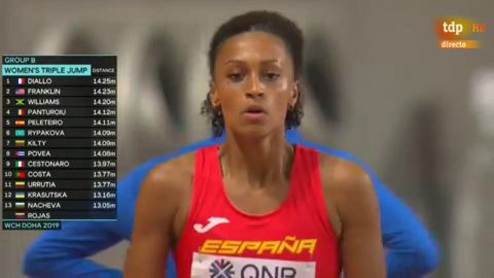 Mundial de atletismo | Mejor salto de Ana Peleteiro en la califcación de triple - Atletismo | Ver