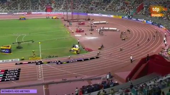 Mundial de atletismo | La baharaní Salwa Eid Naser logra el oro en 400 metros