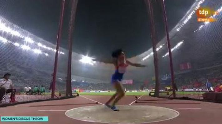  - Mundial de atletismo | Yaimé Pérez logra el oro en lanzamiento de disco