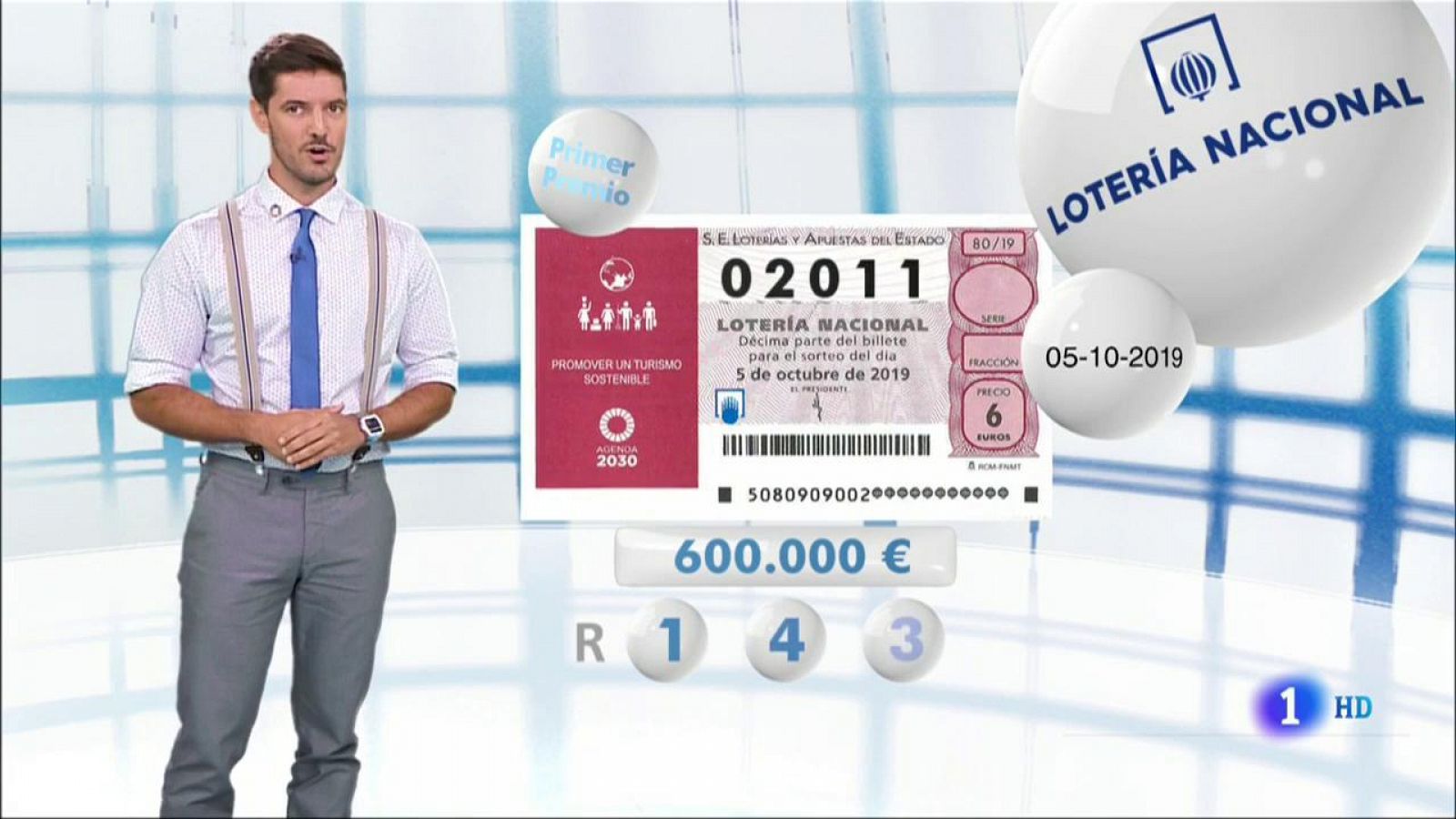 Lotería Nacional - 05/10/19 - RTVE.es