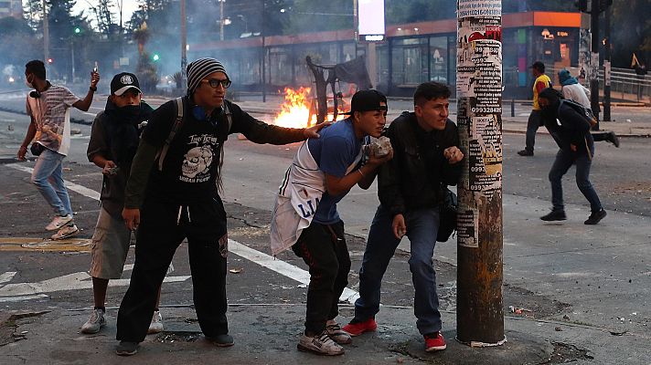 Telediario 1 - Continúan las protestas en Ecuador por la retirada de los subsidios a los carburantes
