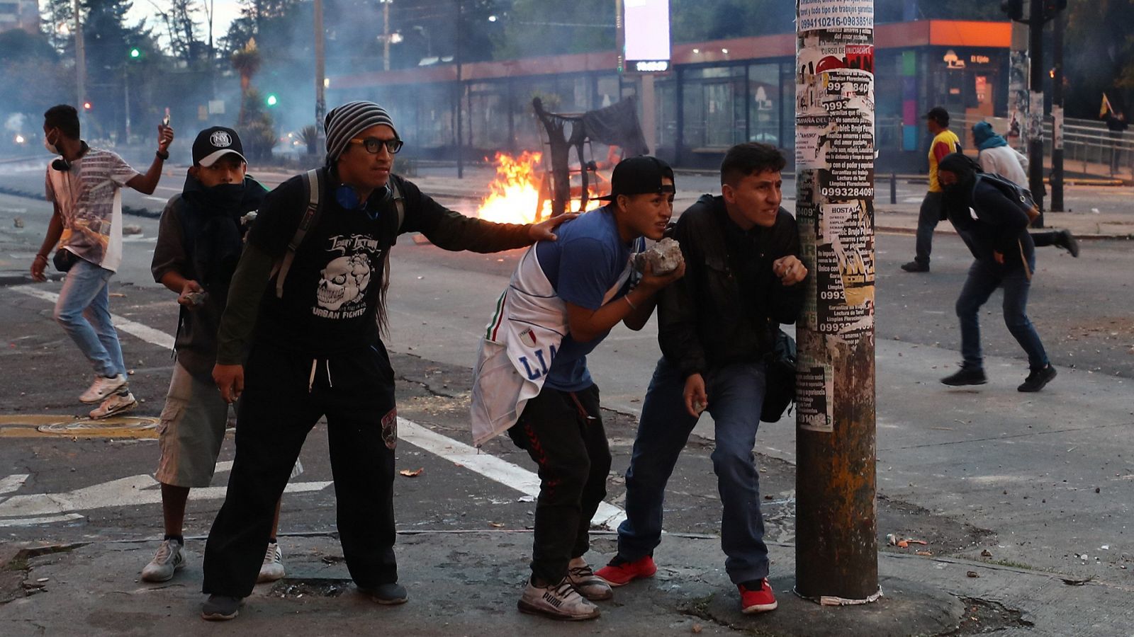 Continúan las protestas en Ecuador por la retirada de los subsidios a los carburantes