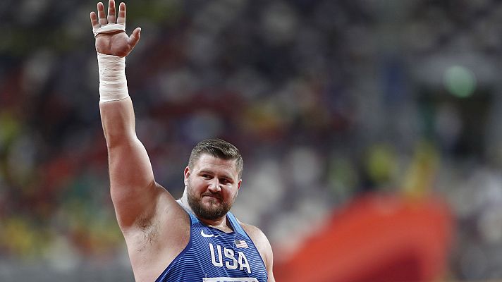 Atletismo - Mundial de Atletismo | Kovacs gana con un lanzamiento de 22,91 metros la mejor final de peso de la historia