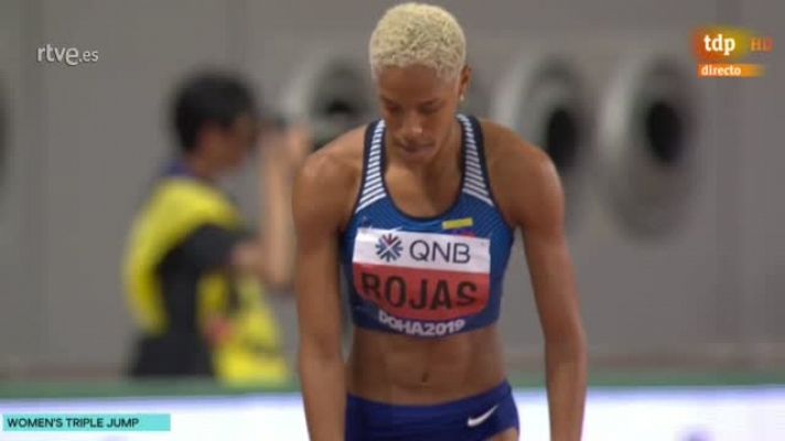 Mundial de atletismo | Yulimar Rojas logra el oro en triple salto con una marca de 15,37