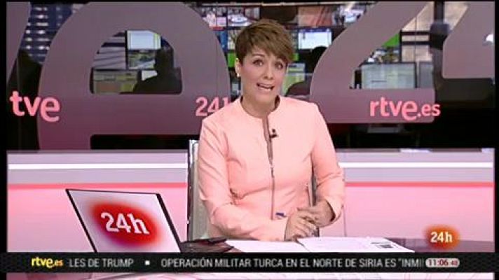 Informativo 24h - Femen se encadena en Vistalegre contra el acto de precampaña de Vox