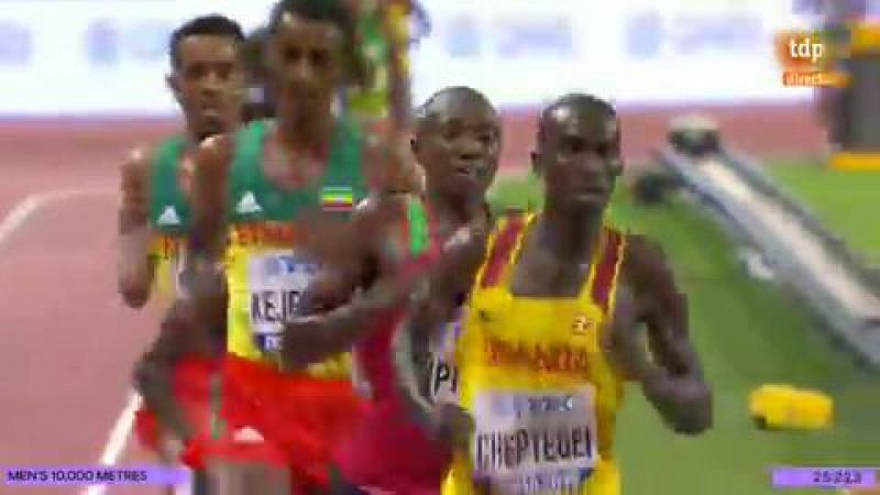 Mundial de atletismo | Cheptegei logra el oro en los 10.000