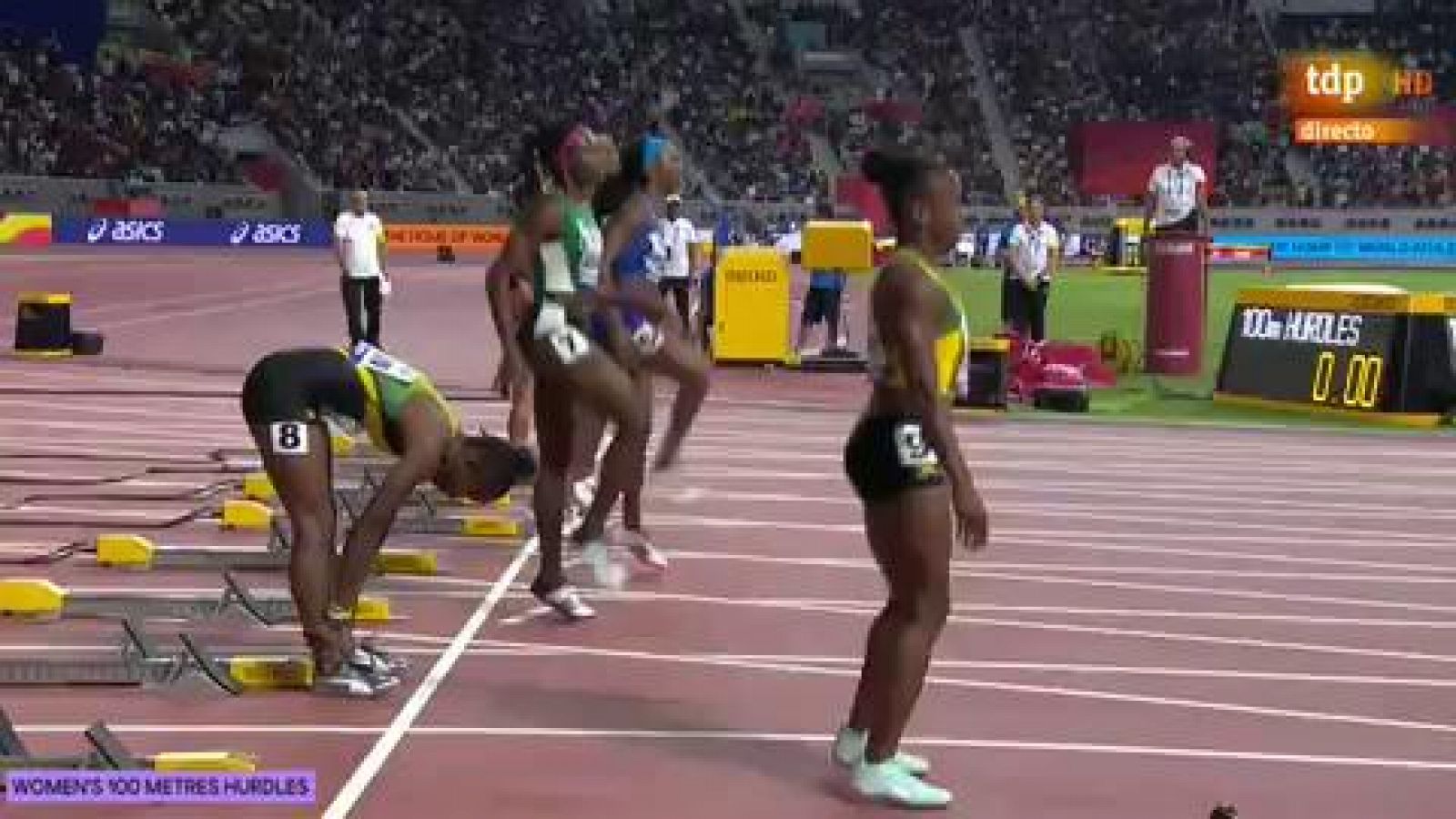 Mundial de atletismo | Final de los 100 metros vallas