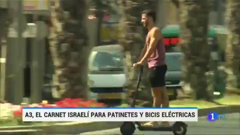 Israel lanza el A3, carné para patinetes o bicicletas eléctricas - Ver ahora