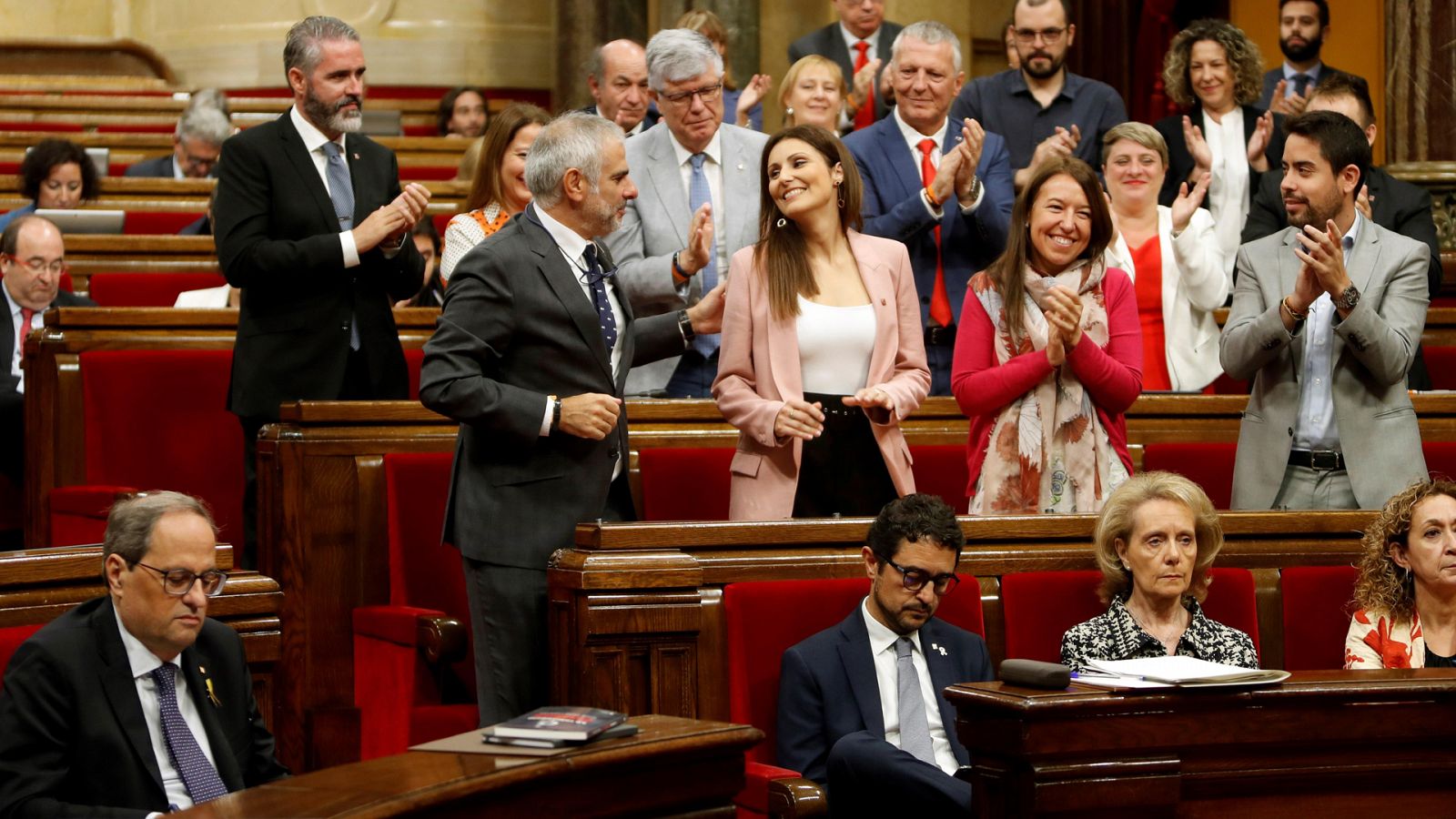 Cataluña: Moción de censura a Torra en el Parlament sin mayoría para que se apruebe - RTVE.es