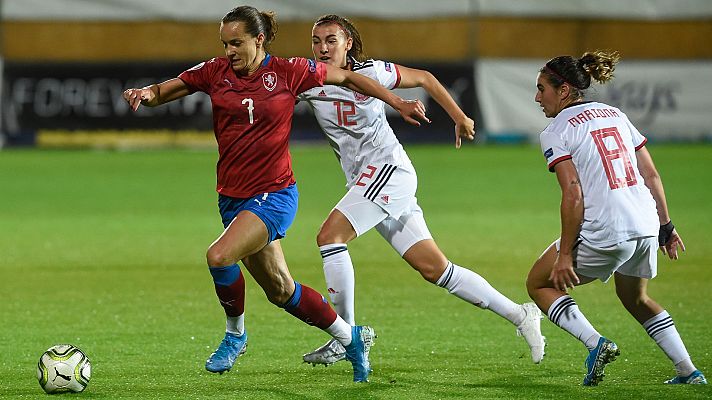 Fútbol - Clasificación Eurocopa femenina 2021 2ª j.: Rep.Checa-España