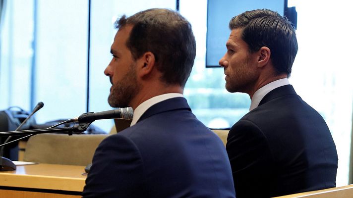 Telediario 1 - Xabi Alonso insiste en su inocencia en el juicio por presunto fraude fiscal