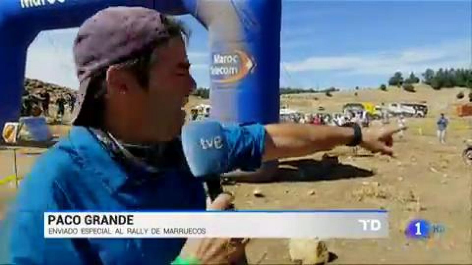 Telediario 1: Carlos Sainz concluye segundo en el Rally de Marruecos por culpa de una avería | RTVE Play