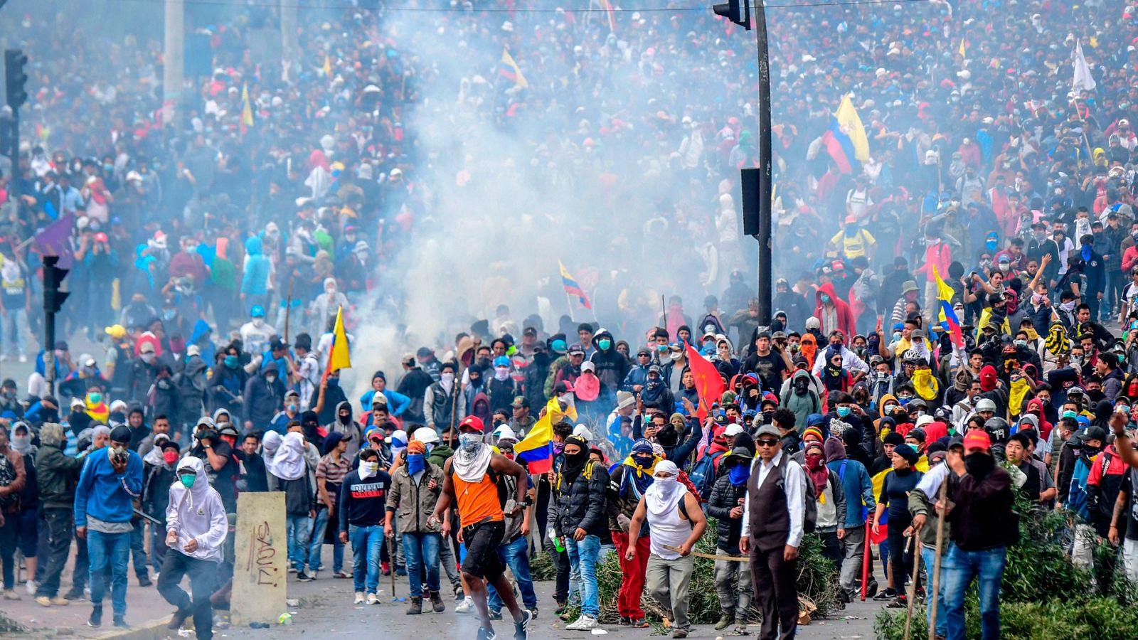 Indígenas y las principales centrales obreras apoyan la huelga general en Ecuador 