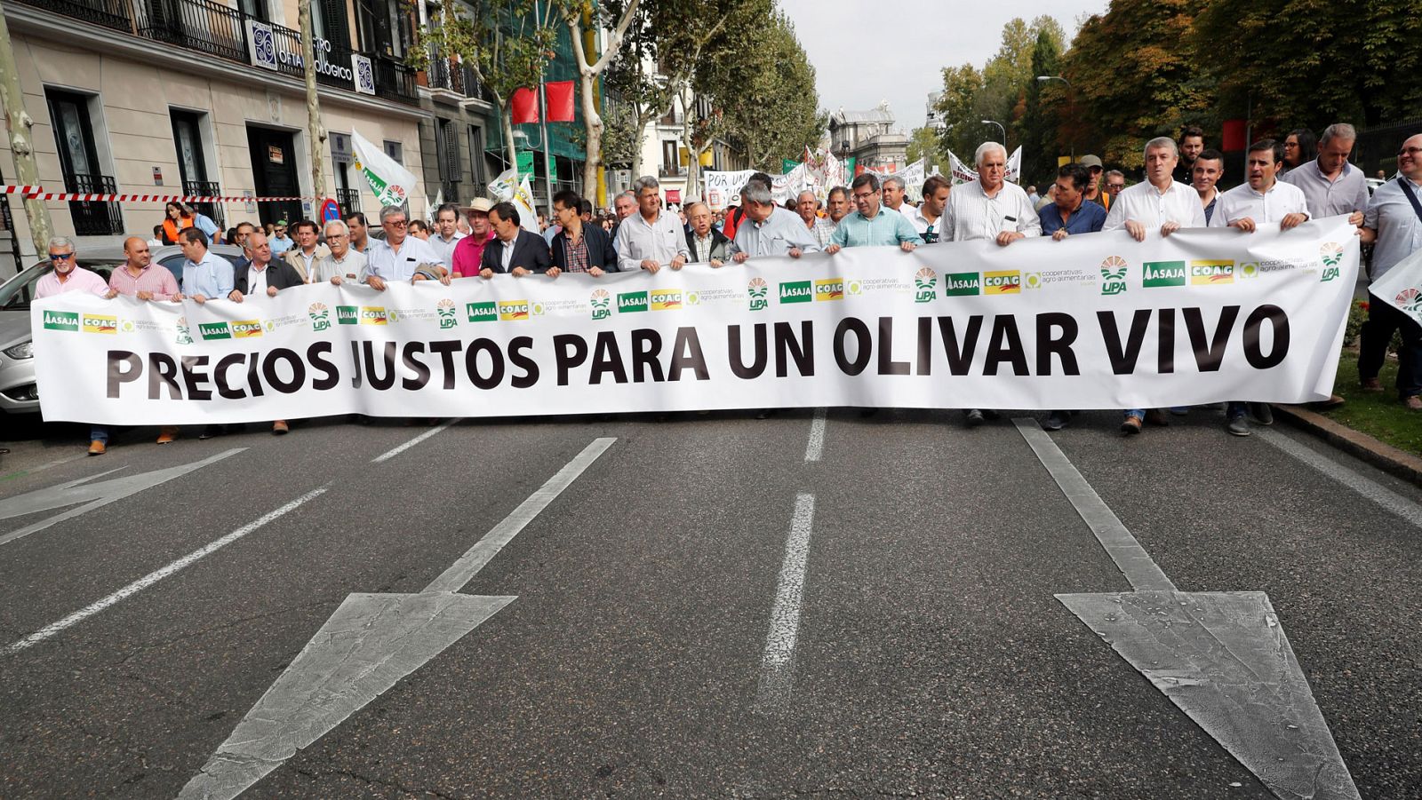 Manifestación de olivareros en Madrid - Informativo 24h | Ver