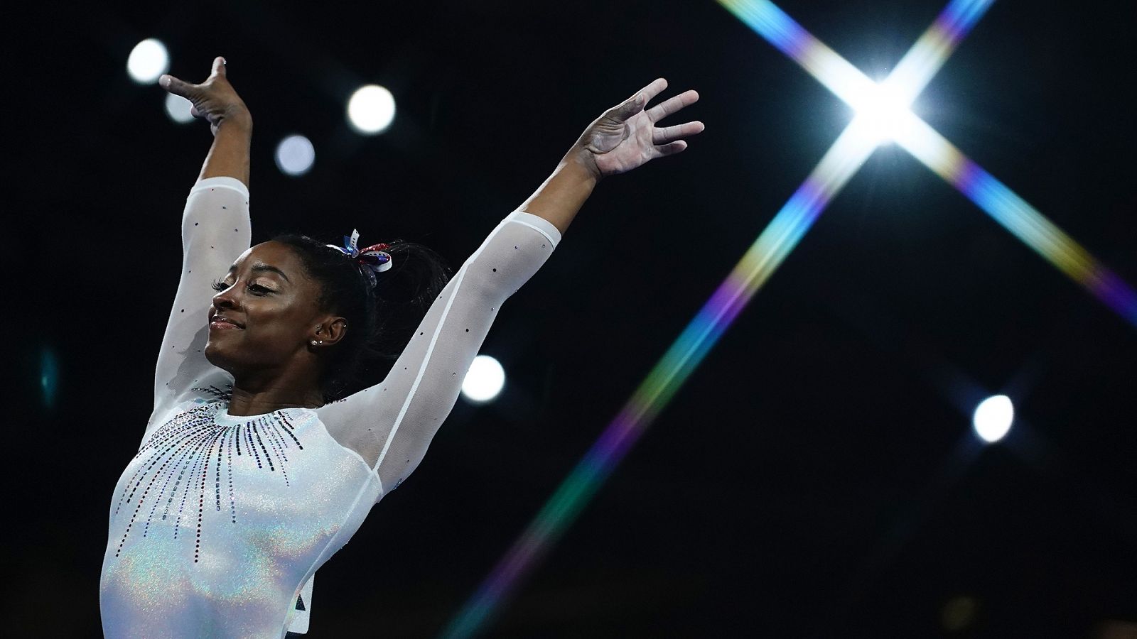 Simone Biles: ejercicio completo de suelo que le vale el oro en Stuttgart - rtve.es