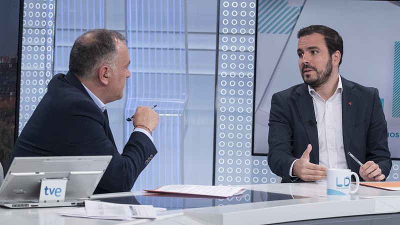 Entrevista a Alberto Garzón (IU) en Los Desayunos