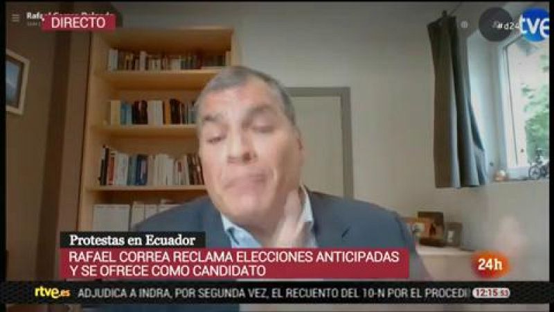 Rafael Correa pide elecciones anticipadas en Ecuador