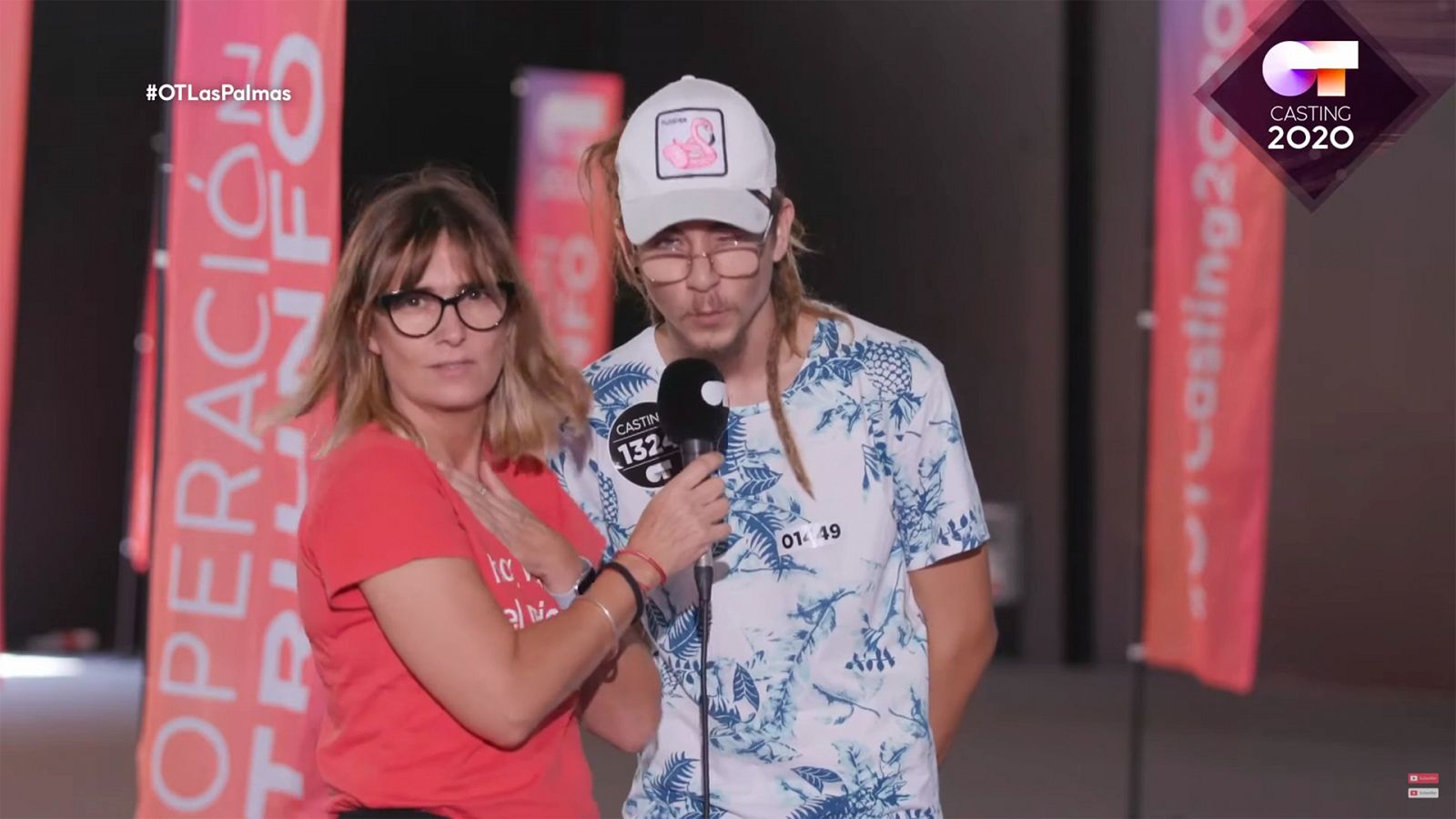 El último candidato cierra el casting de la fase 1 y, junto a Noemí Galera, la manda un beso a su madre desde el casting de OT 2020 en Las Palmas de Gran Canaria