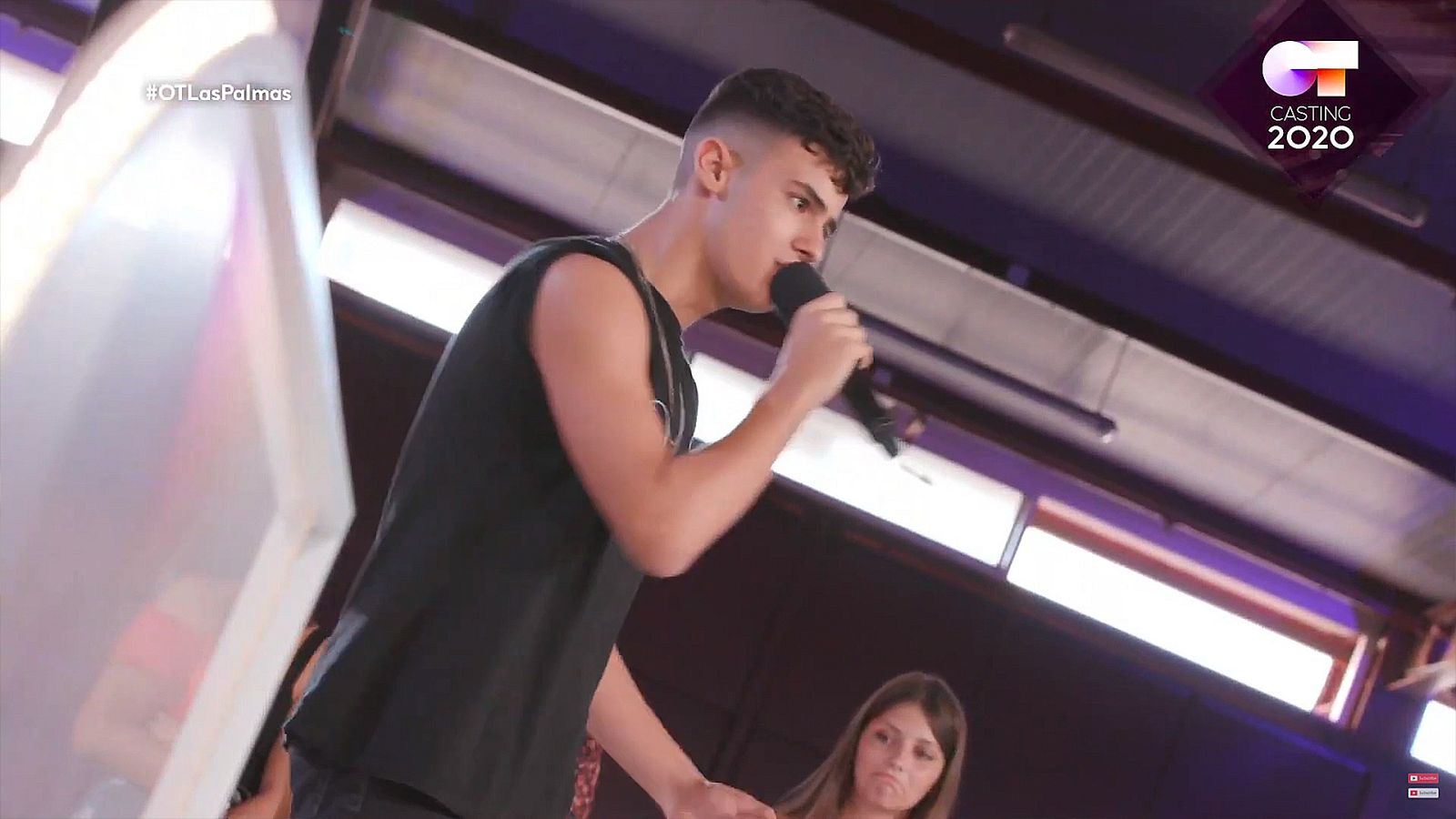 Aspirante bailongo en la fase 2 del casting de OT 2020 en Las Palmas de Gran Canaria