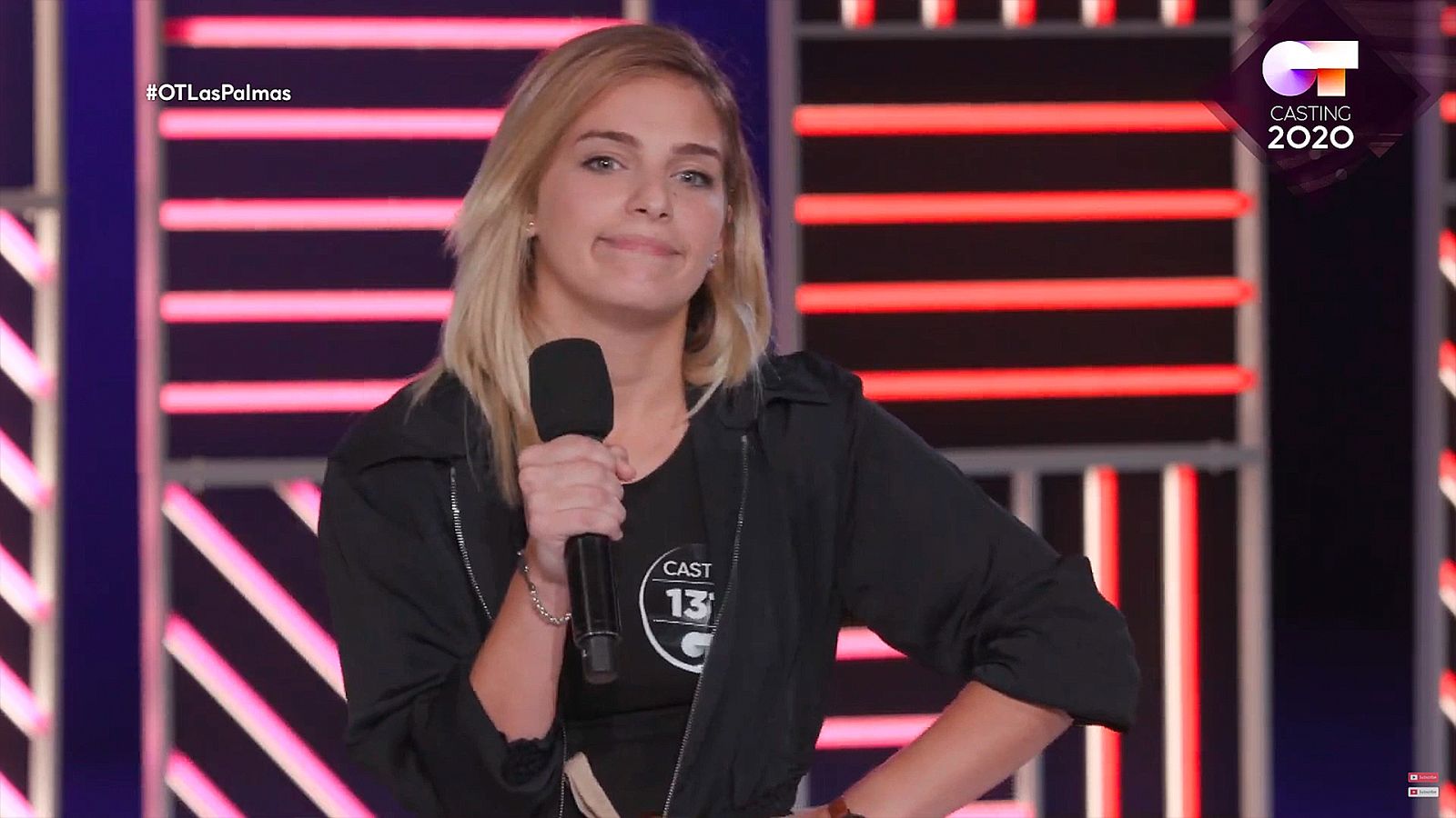 Noemí aconseja a una aspirante sobre su estilo musical en la fase 2 del casting de OT 2020 en Las Palmas de Gran Canaria