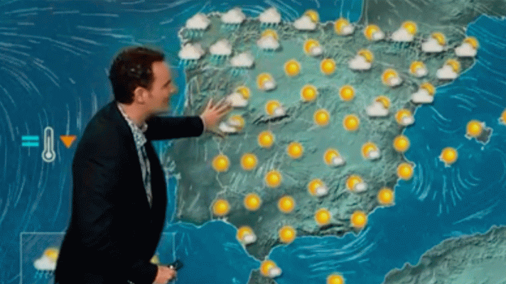 El tiempo - Aumenta la nubosidad en la península y comienza a bajar la temperatura