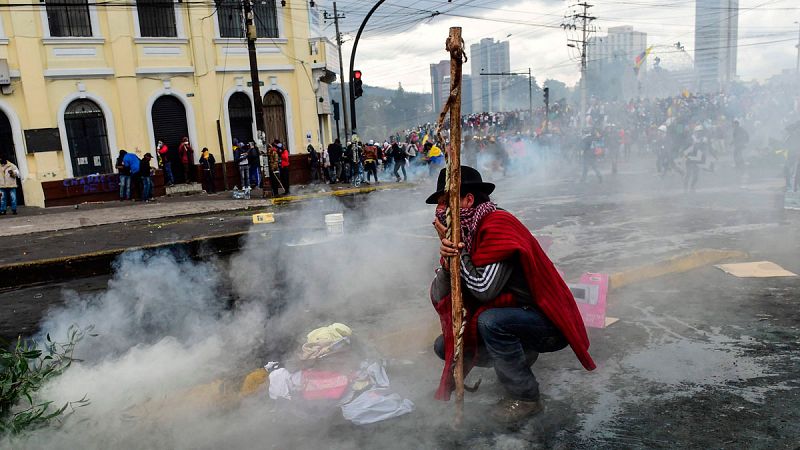 El movimiento indígena de Ecuador aseguran que solo dialogará con Lenín Moreno si repone los subsidios a los combustibles