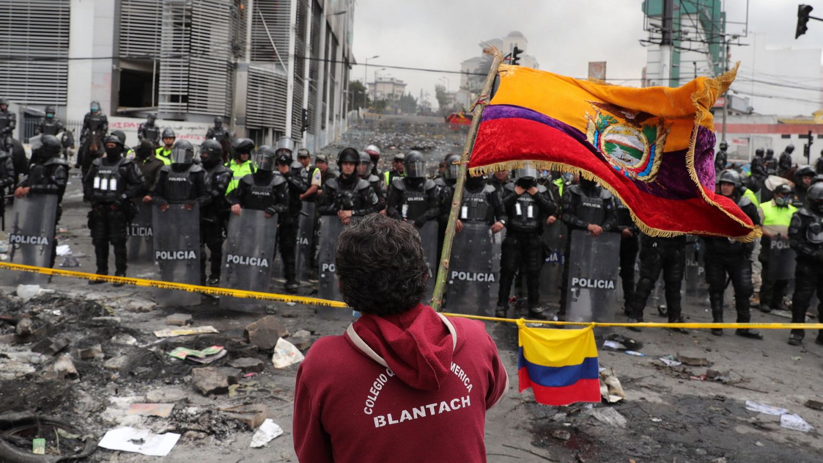 Quito convertida en la dura huella de una protesta contra el FMI - RTVE.es