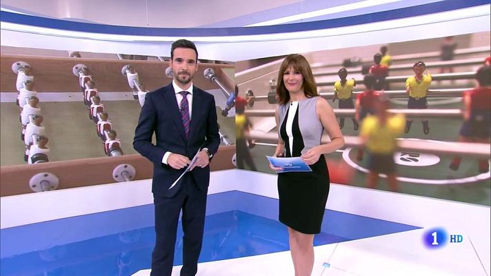 Telediario 1 - Se celebra el primer Masters nacional de futbolín