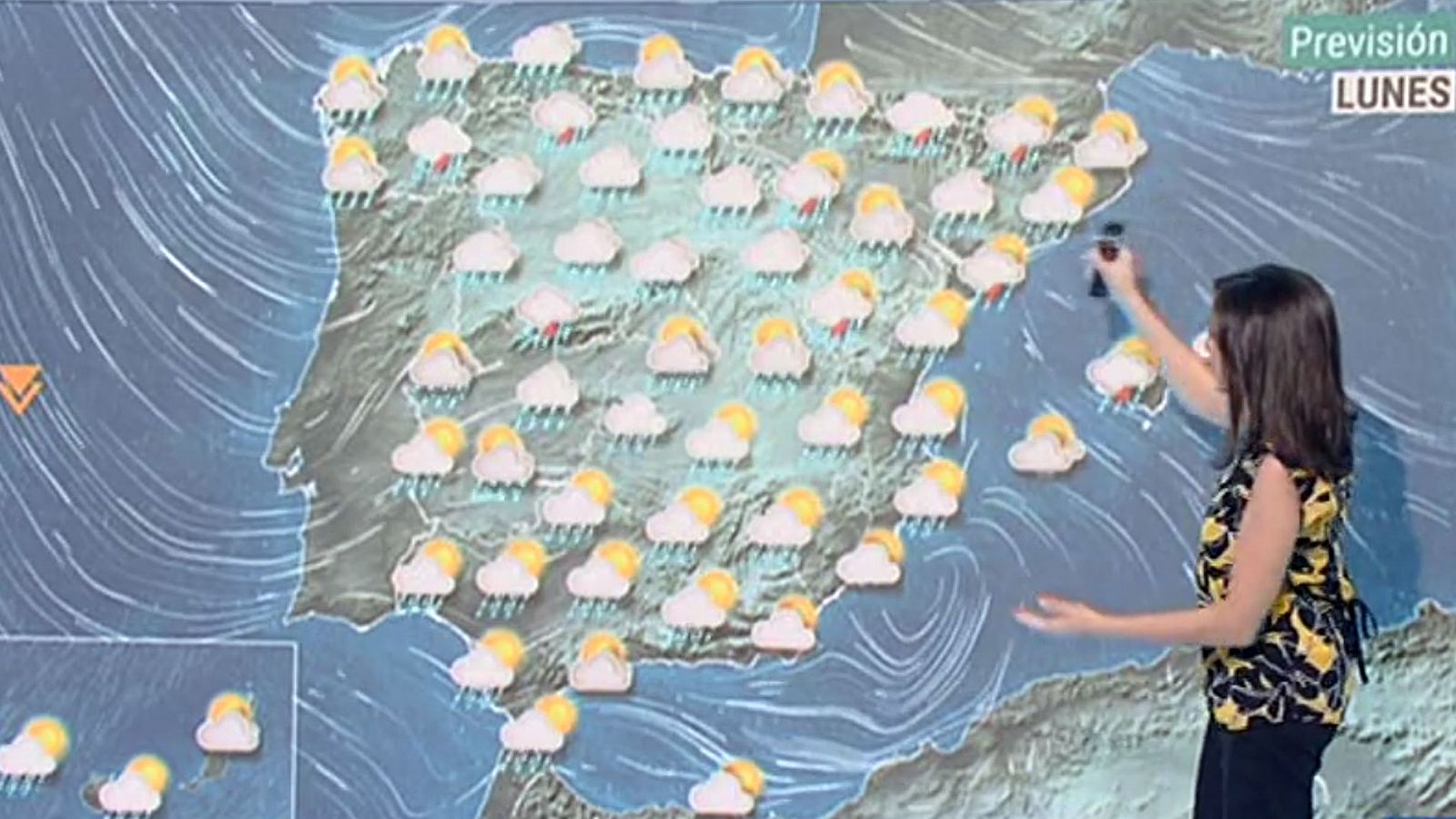 Precipitaciones y temperaturas en descenso este lunes en la mayor parte de la Península - RTVE.es