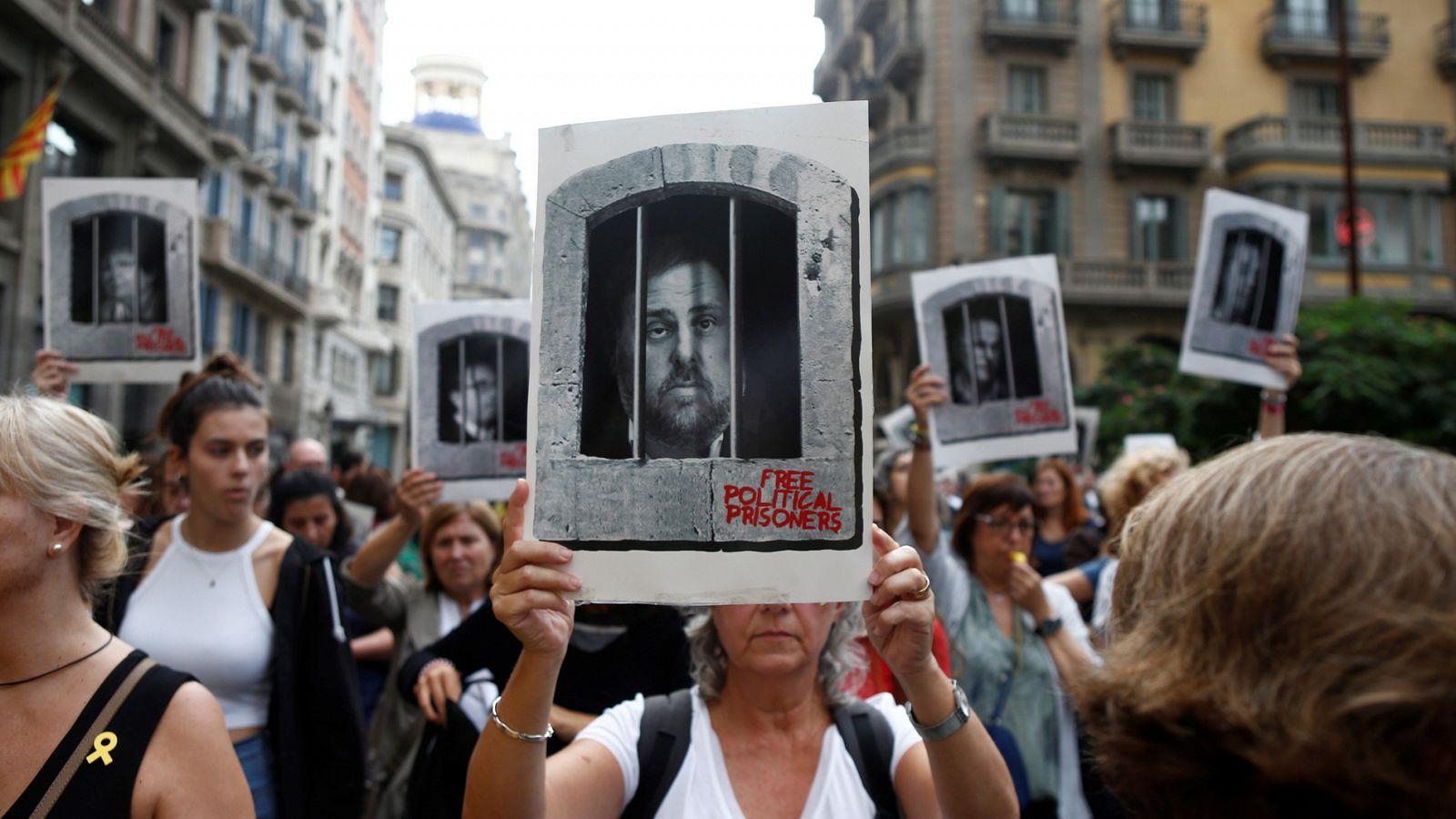 Sentencia del 'procés': Cortes de calles en Barcelona y carreteras en Cataluña - RTVE.es