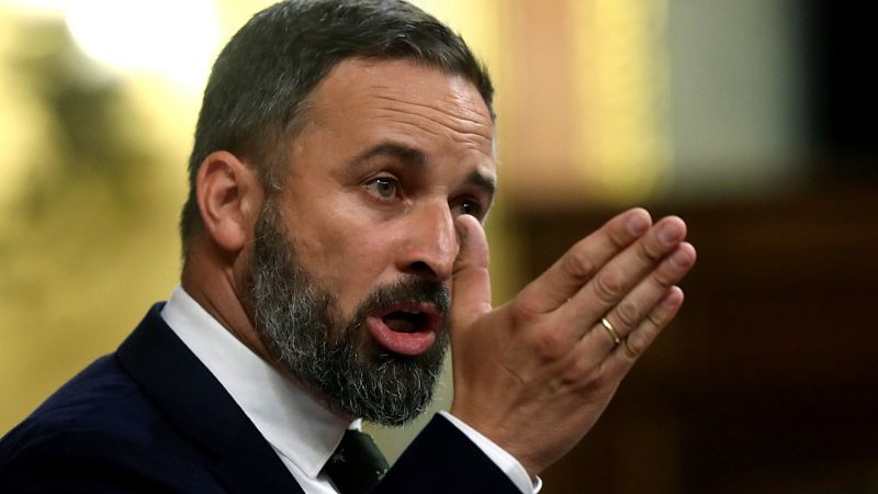 El líder de VOX, Santiago Abascal, ha calificado la sentencia del 'procés' como "una vergüenza para el Tribunal Supremo".  "Es una vergüenza para España y para todos los españoles que amamos a nuestra patria haber comprobado con muchísima tristeza ha
