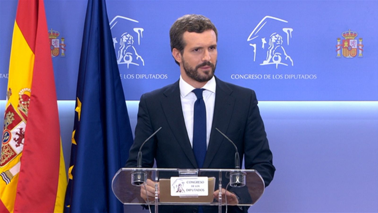 Casado pide que el Gobierno no indulte a los políticos condenados