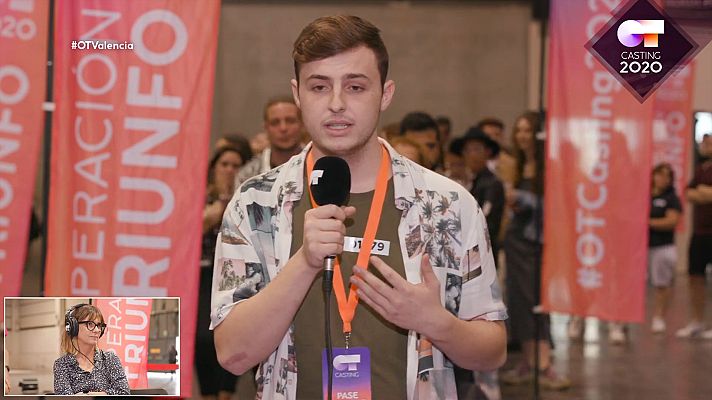 OT 2020 - Dani no se puede creer que haya recibido la pegatina