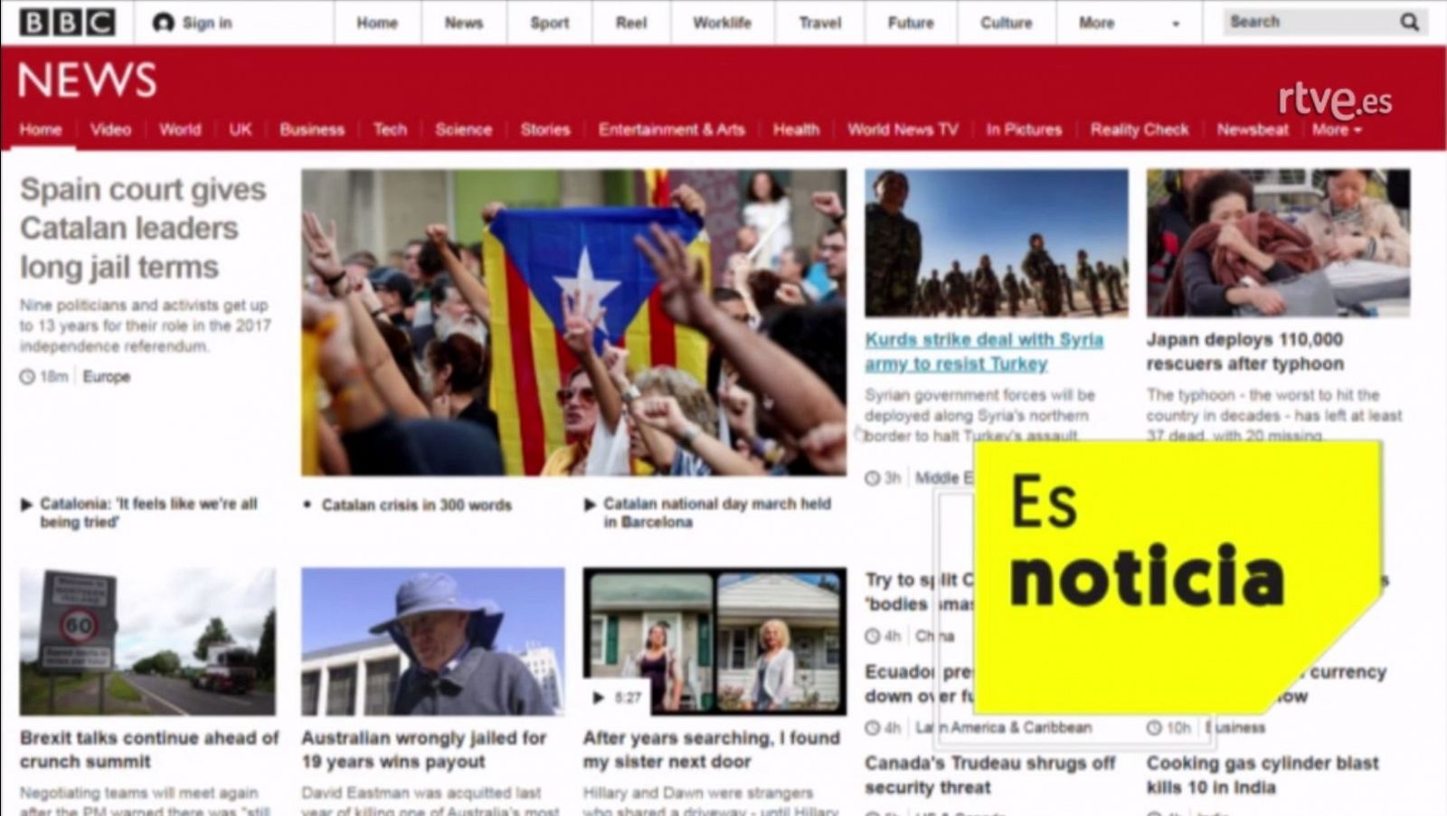 Qué dice la prensa internacional sobre la sentencia del 'procés' - RTVE.es