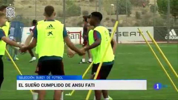 Telediario 1 - Ansu Fati: "Va a ser un año inolvidable"