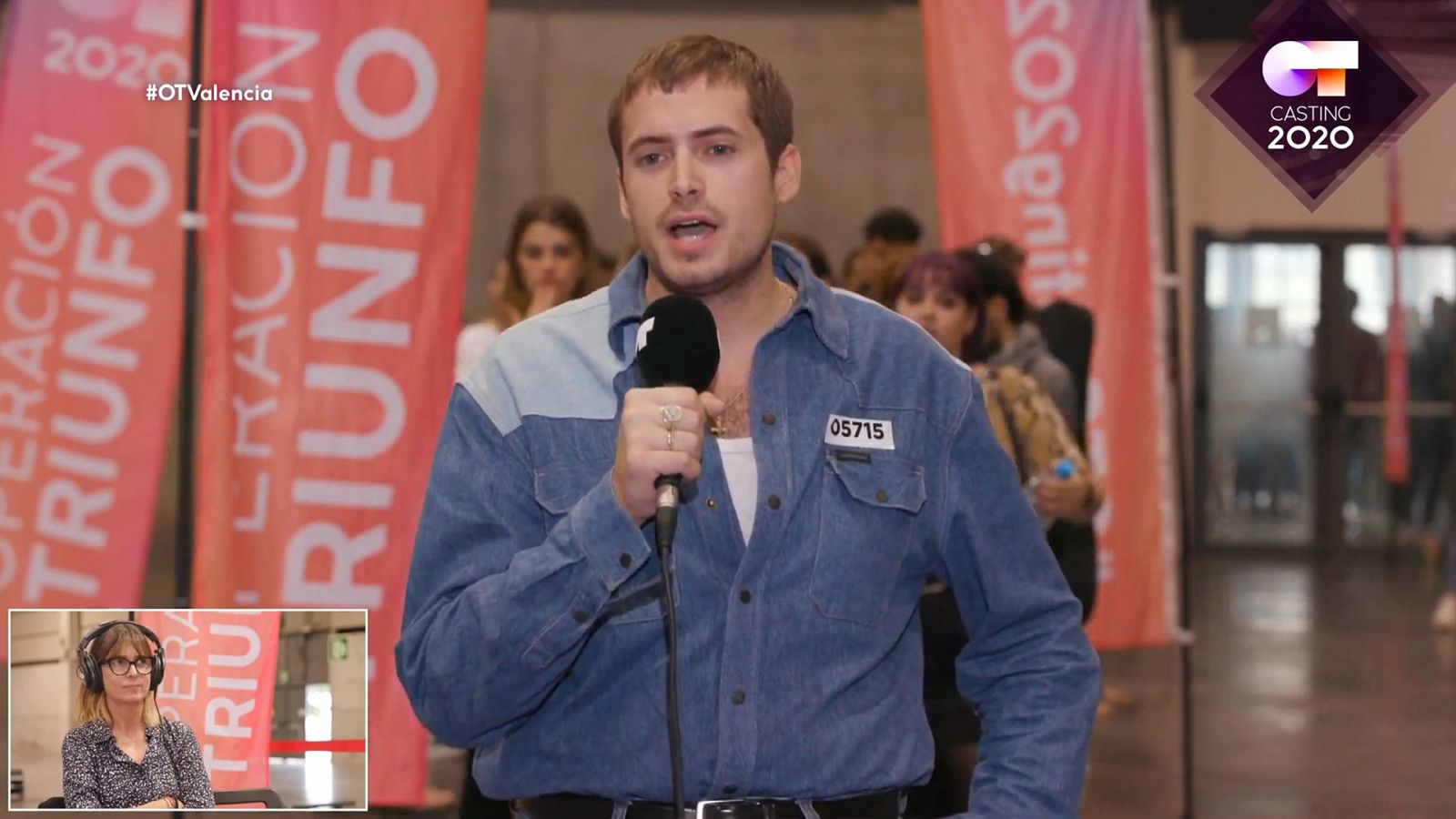 Una chica duda mucho en la fase 1 del casting de OT 2020 en valencia