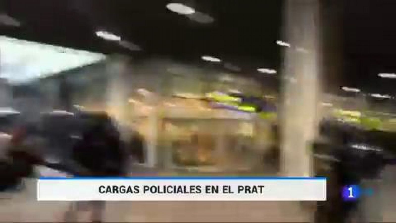 Sentencia procés - Cargas policiales en el aeropuerto de El Prat