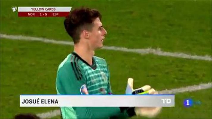 Telediario 1 - EURO 2020 | España, a un punto de la clasificación matemática para la EURO 2020