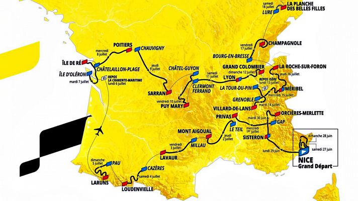 El Tour de Francia se asemeja más a la Vuelta en 2020