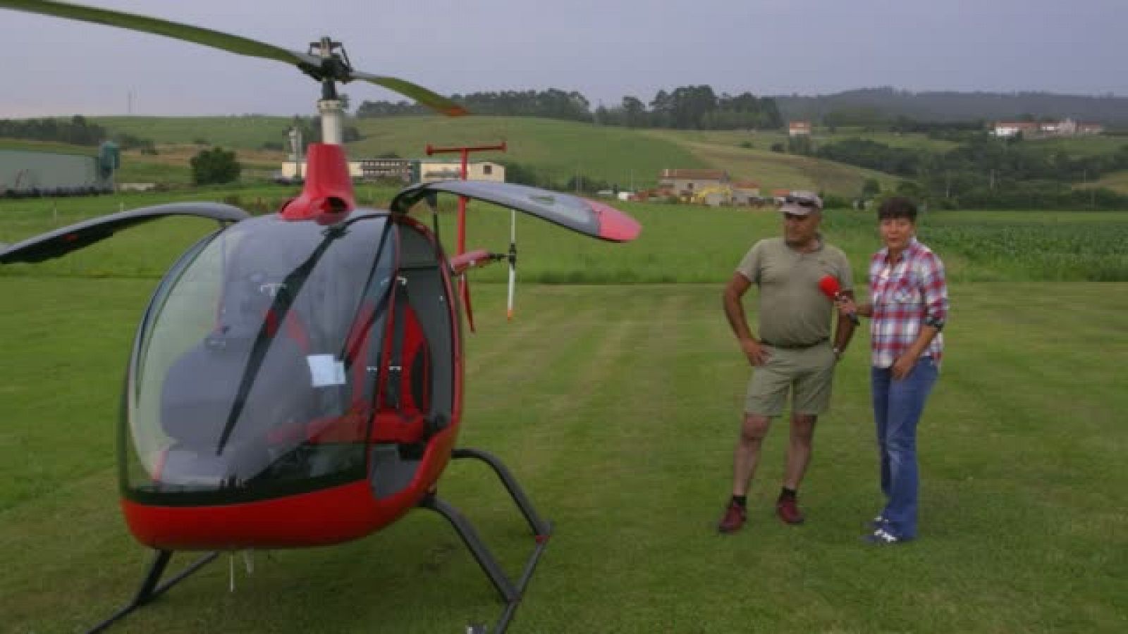 La Paisana - Eva aparca el coche y se lanza al helicóptero